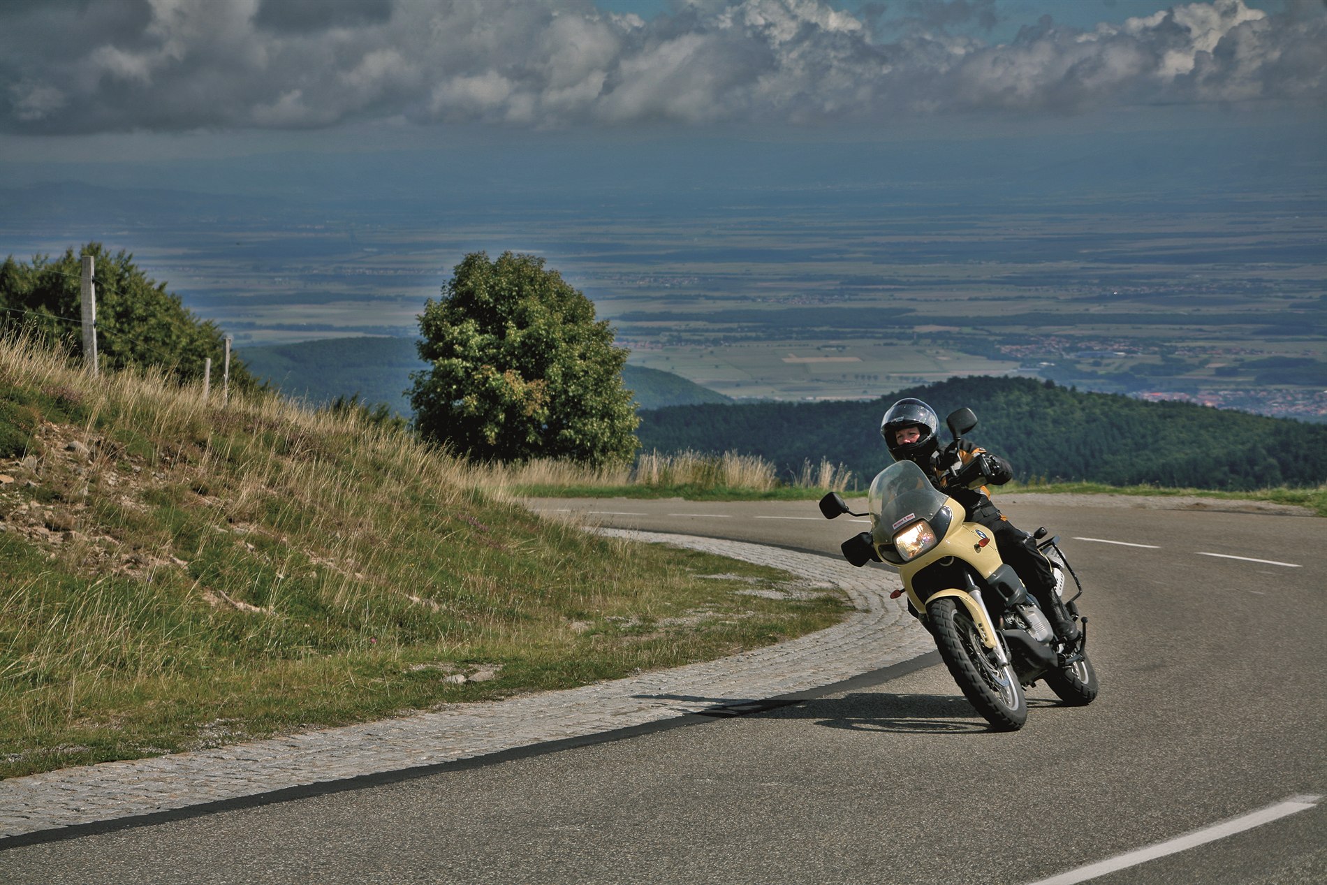 Motorrad fahren in den Vogesen